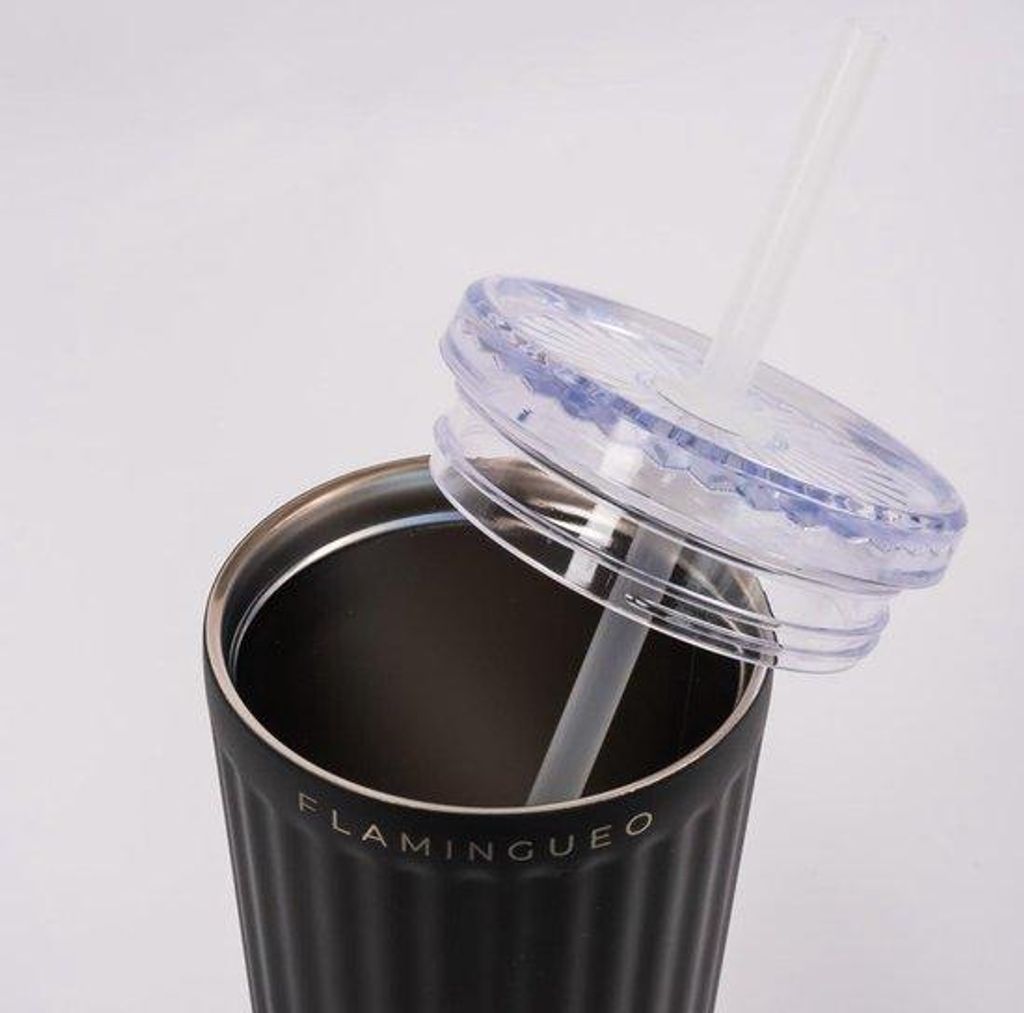 Reisbecher aus Edelstahl für heiße und kalte Getränke 0,8L