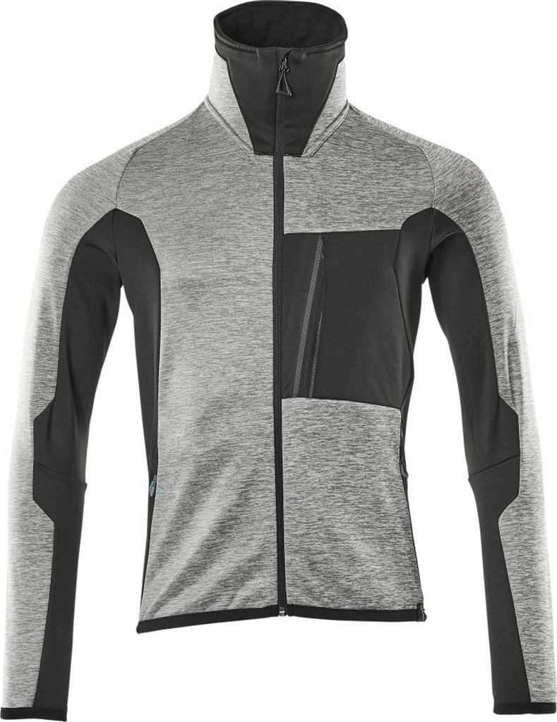 Mascot ADVANCED Fleecejacke Gr. 3XL grau-meliert/schwarz