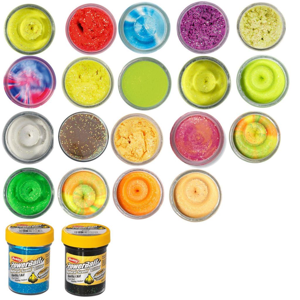 Berkley Powerbait Natural Glitter Trout Dough - 50g Produktbild 