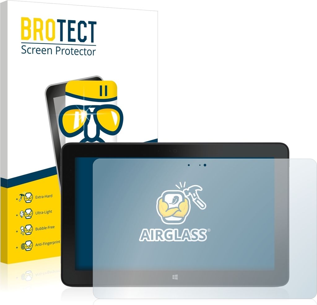 BROTECT Schutzglas für Dell Venue 11 Pro 7140 (2013-2014) Schutzfolie Panzer Folie Glas Display Schutz klar