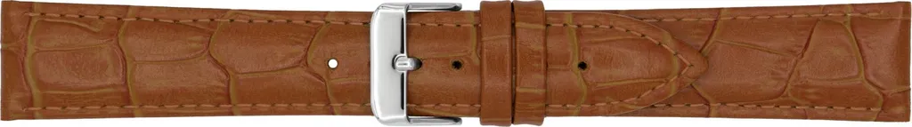 Bracelet alligator AK1306.03 finition rembourrée et coutures main 20mm