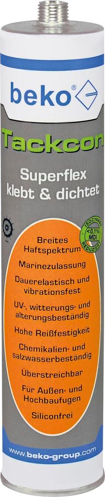 beko Tackcon 310 ml beige Superflex klebt & dichtet 240 310 Produktbild 