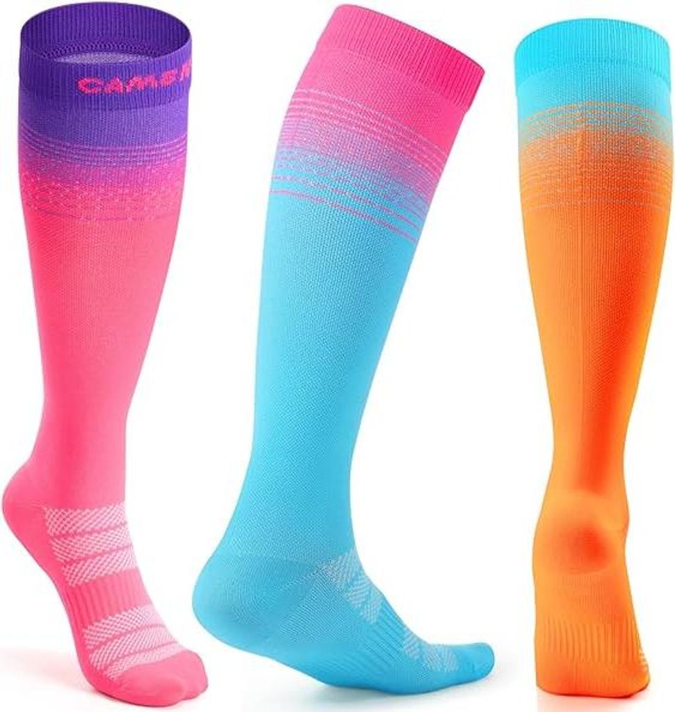 CAMBIVO Calze Compressione Graduata Donna Uomo 3Paia, Immagine del prodotto 