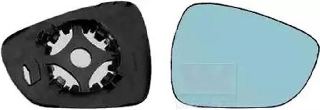 Miroir Rétroviseur Bleu et Convexe pour CITROËN C5 III Break Droit