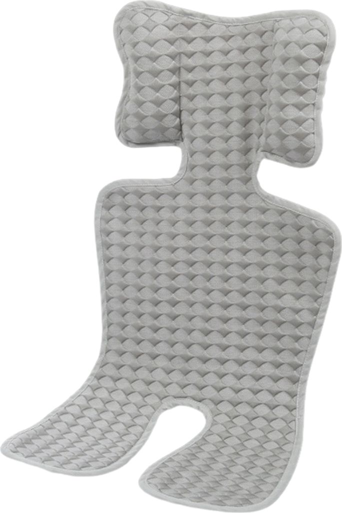 Kinderwagen-Sitzpolster, Kopfschutz, Komfort-Design, atmungsaktiv, saugfähig, Eisseide, Baby-Autokissen, rutschfestes Wabennetz, Kinderwagen-Sitz-...