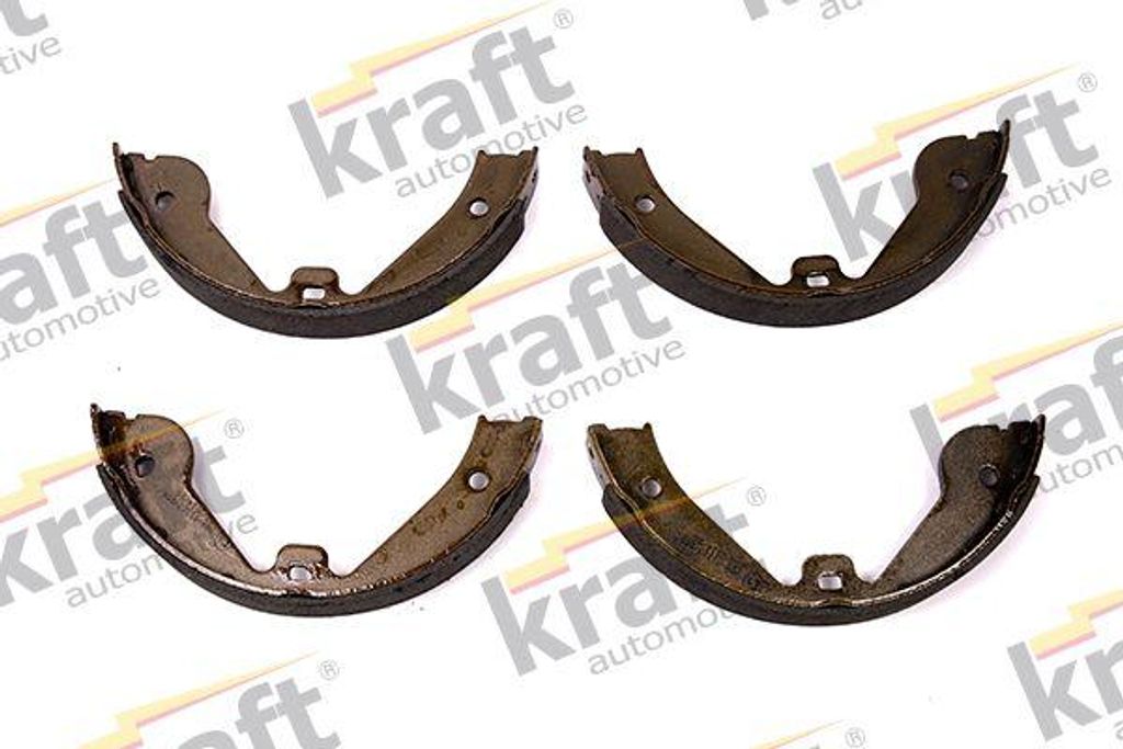 KRAFT AUTOMOTIVE 6021016 Bremsbackensatz, Feststellbremse OE SFS000050 kompatibel mit Cayenne, R-Klasse, M-Klasse, GL-Klasse, Range Rover, Q7, Touareg