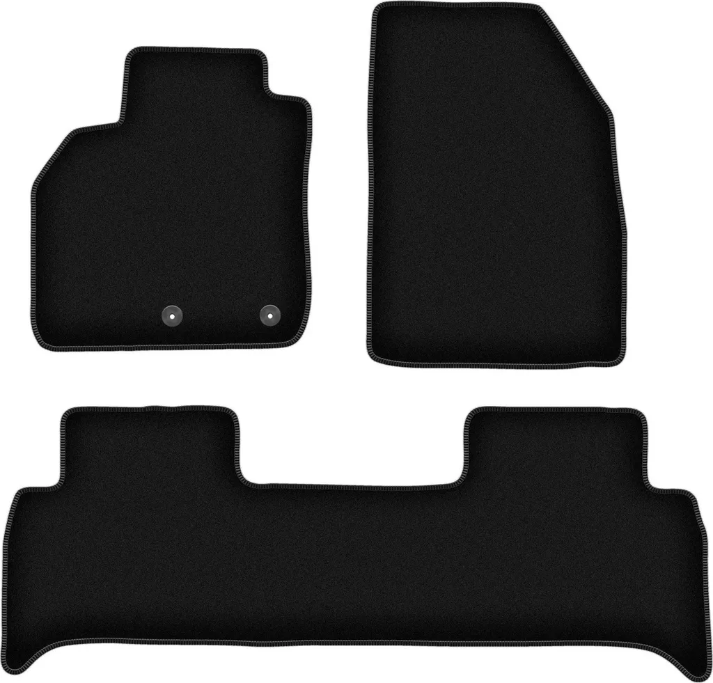 Interni Renault Grand Scenic III: Set Tappeti Velluto Luxury Nero