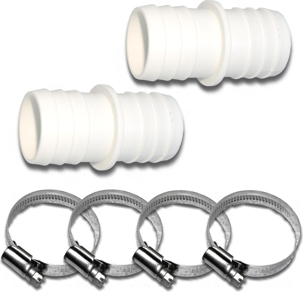 2 Stück: Ø 32 / 32mm Schlauchverbinder Schlauchtülle + 4 Produktbild 