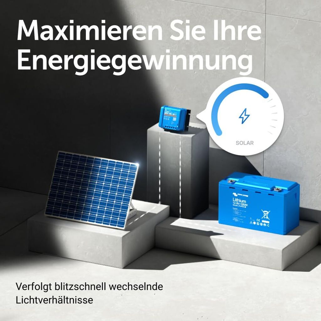Victron Smartsolar MPPT 100/20-48 20A 12V 24V 48V Solar Produktbild 10
