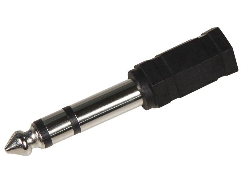 10x Audio-Adapter; Audio-Adapter - Klink 3-Pin, Stereo Klinke 6,35 mm-Stecker 