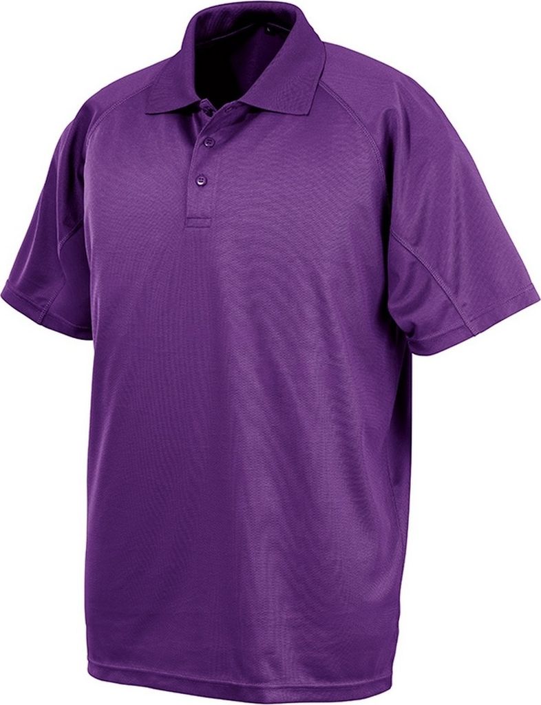Spiro Uni Erwachsene Impact Performance Aircool Polo Shirt PC3503 (S) (Violett)