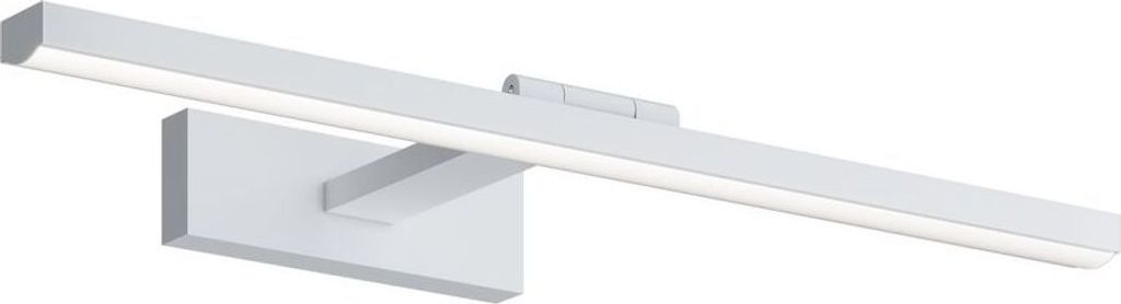 Spiegelleuchte Metall LED H: 5 cm Weiß länglich neutralweiß 4000 K 820 lm Modern Wandlampe Badezimmer