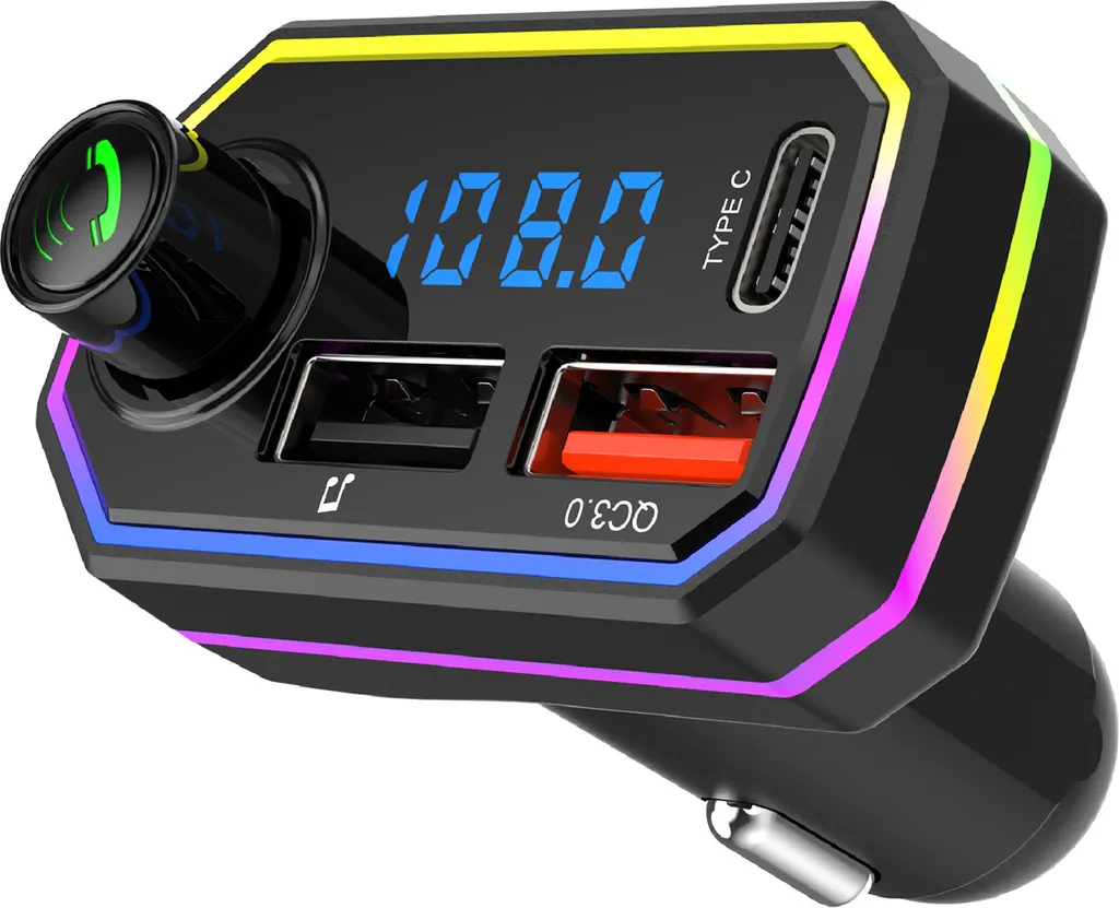 Trasmettitore FM Bluetooth Bt06: Audio Wireless e Dual USB 2.1A