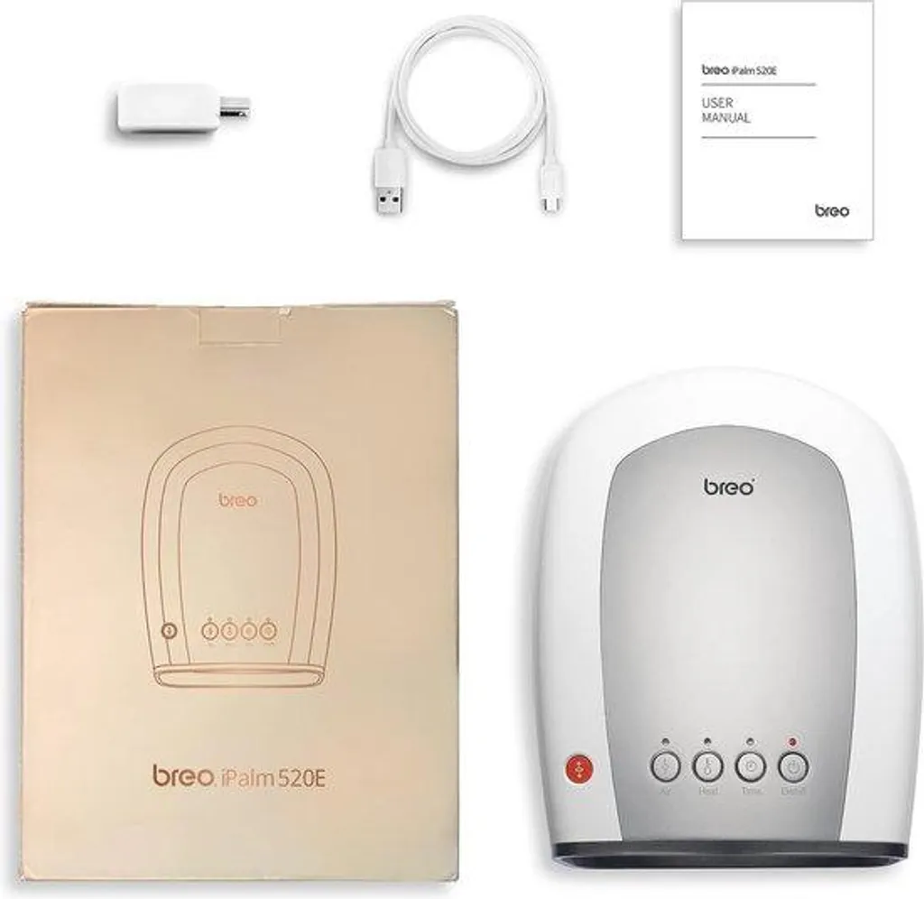 Appareil massage mains chauffant portable - 3 intensités et rechargeable