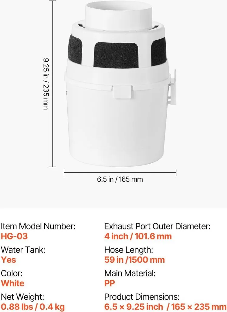 Solution évacuation sèche-linge sans sortie murale - Kit complet