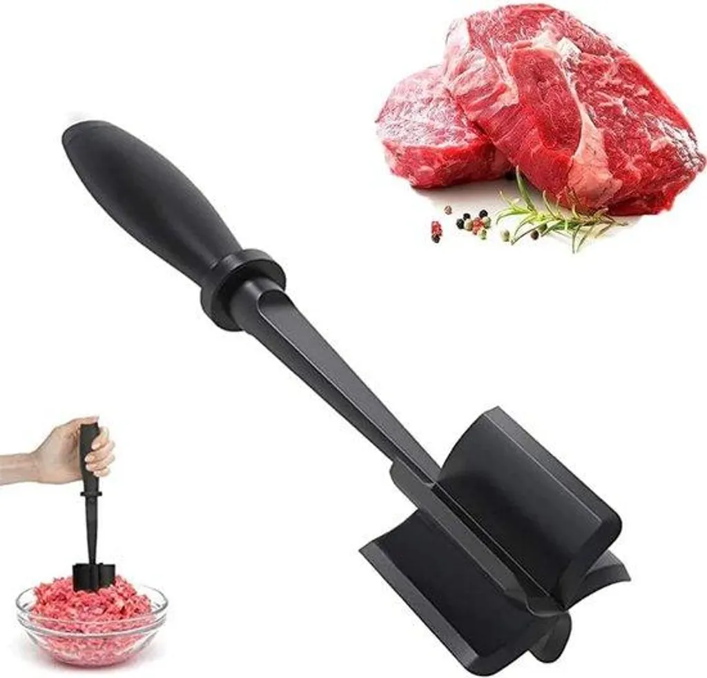 Hachoir à viande résistant à la chaleur avec 5 lames ergonomiques