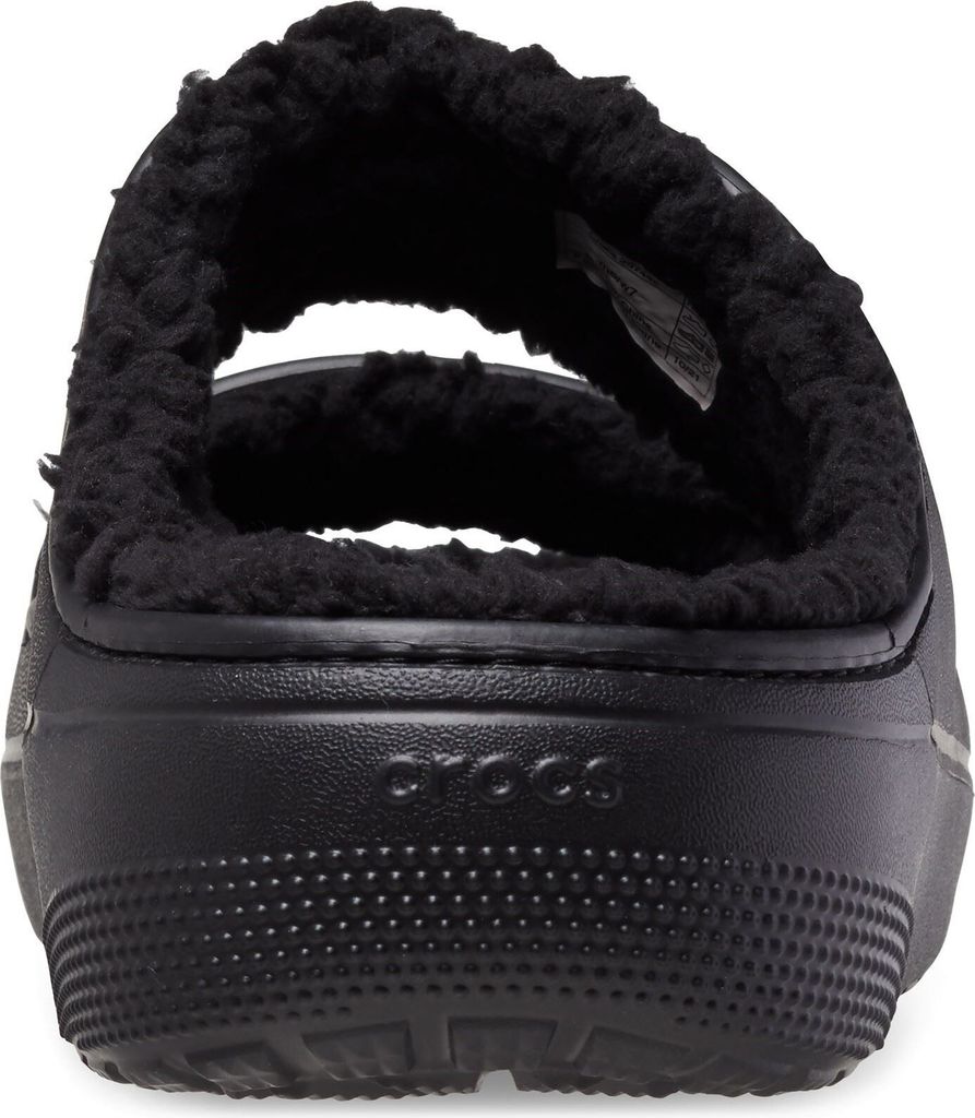 Crocs Classic Cozzzy Thermoplastische Damen Schwarz Sandalen