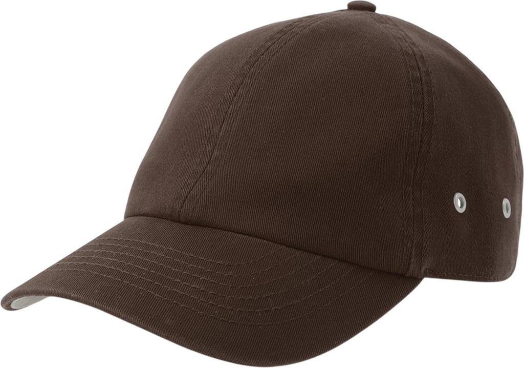 Atlantis - "Action-S" Baseball-Mütze für Herren/Damen Uni, Unstrukturiert, Chino AB739 (Einheitsgröße) (Braun)