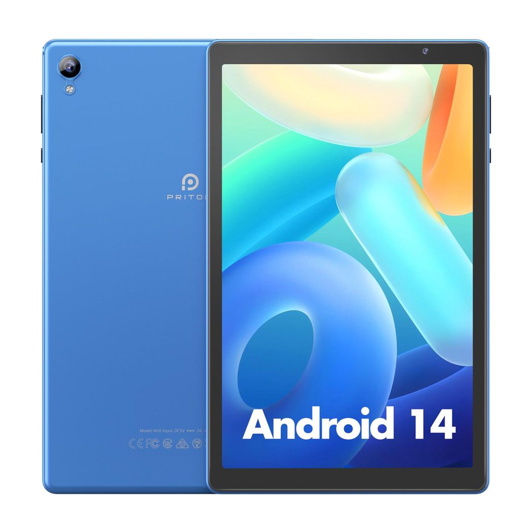 Tablette PRITOM, écran 10 pouces, Android 14, 32 Go de ROM Image du produit 
