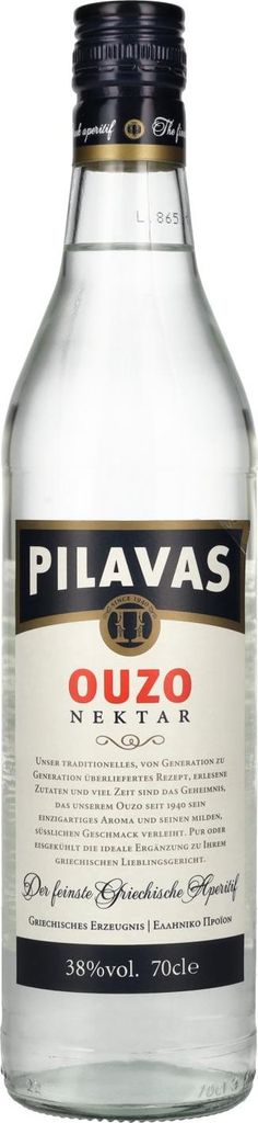 Ouzo nektár Pilavas 38% obj. 0,7l Obrázok produktu 
