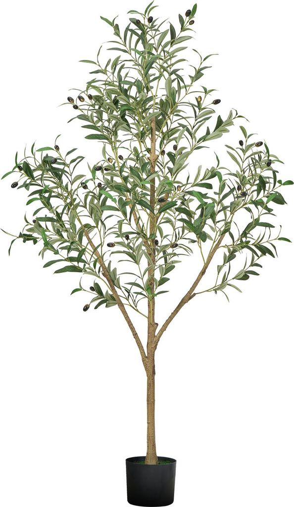 VEVOR Olivier artificiel, 1,5 m, avec pot noir, arbre Image du produit 