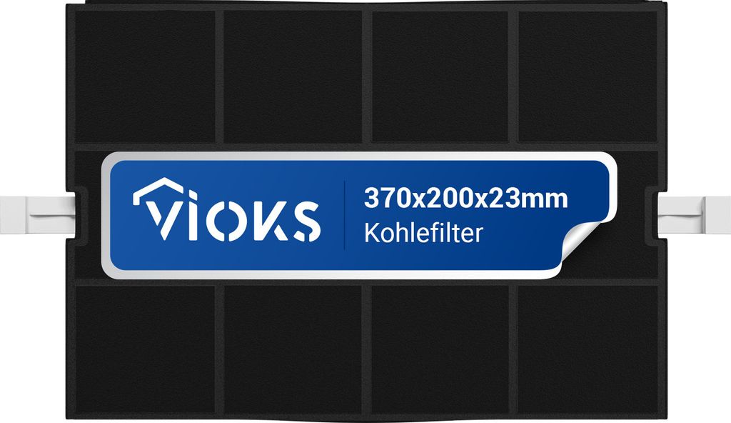 Aktivkohlefilter 370x210mm passend wie Balay 00351210 Kohlefilter für Dunstabzugshaube