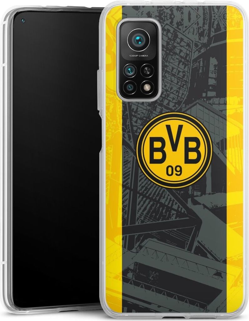 DeinDesign Handyhülle für Xiaomi Mi 10T Pro 5G Silikon Hülle Case Smartphone Schutzhülle BVB Borussia Dortmund Stadion