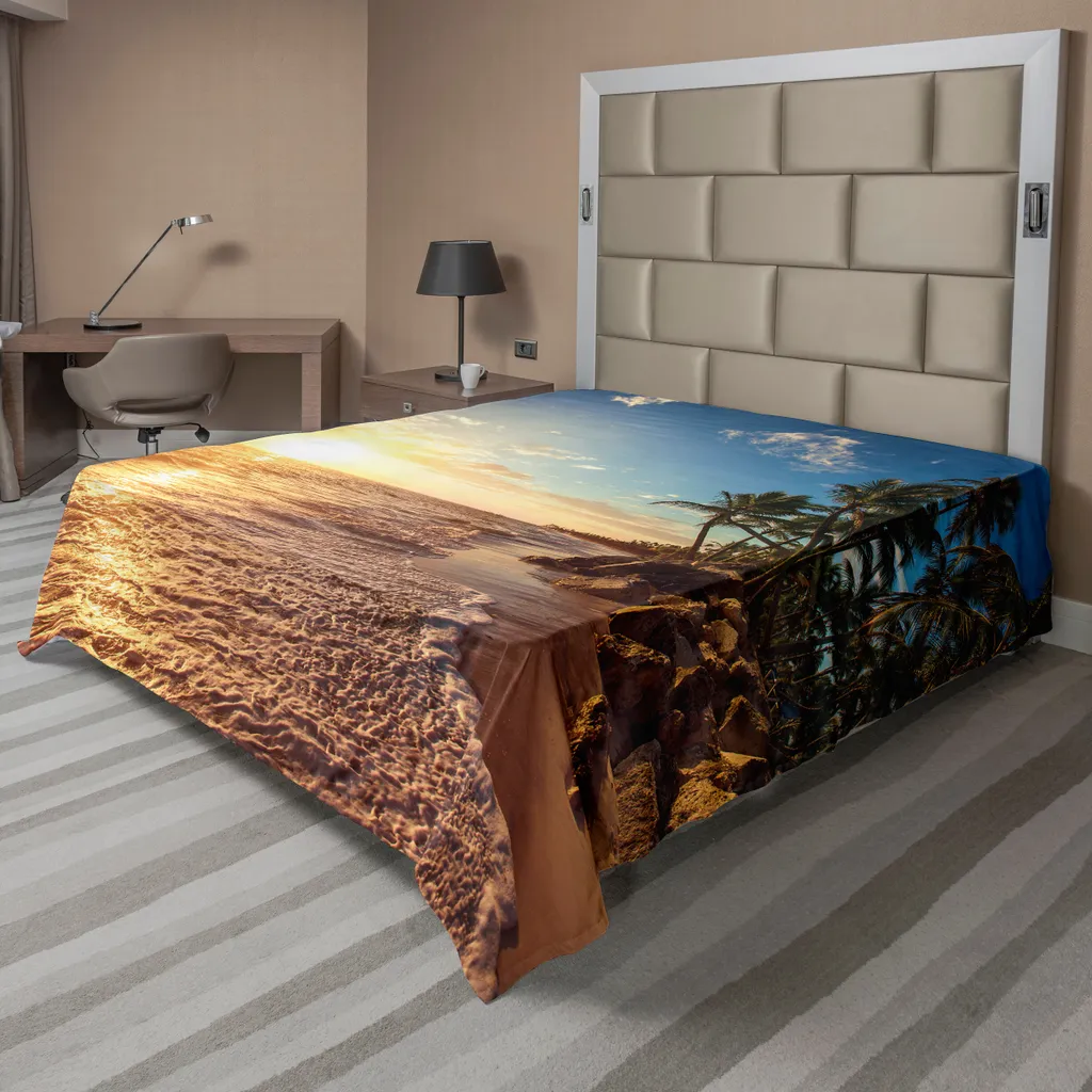 Lenzuolo Tropicale ABAKUHAUS 260x228 cm: Comfort e Panorama all'Alba