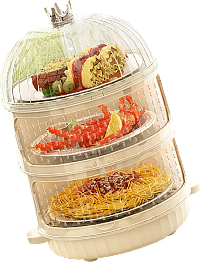 Boîte de conservation pour pique-nique et repas d'été à trois étages étanches