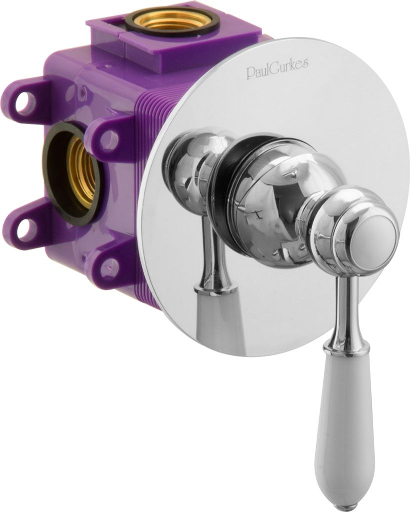 PaulGurkes Unterputz nostalgie Einhandmischer Montagebox Mischbatterie Retro