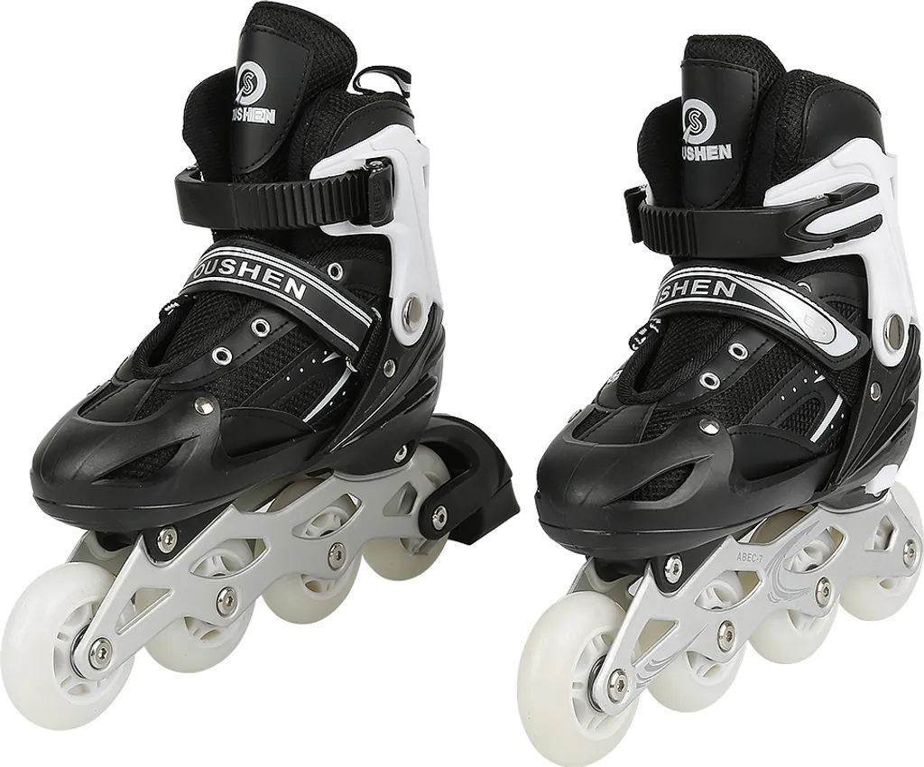 Patins à roulettes réglables WYCTIN noirs avec roues haute stabilité