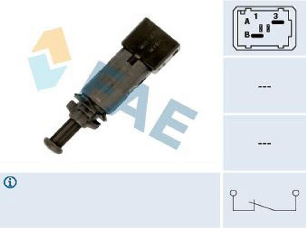 FAE Bremslichtschalter Bremsschalter 24890 für OPEL Vivaro A Kastenwagen (X83) mechanisch