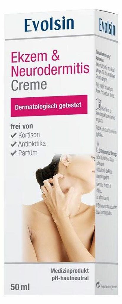 Evolsin Krém na ekzémy a neurodermatitidu 50 ml Obrázek produktu 