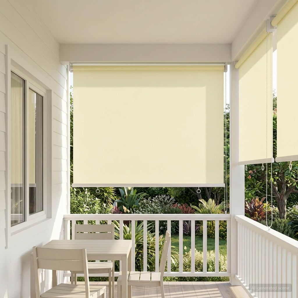 Rollo mit UV-Schutz Creme 80 x 230 cm Polyester