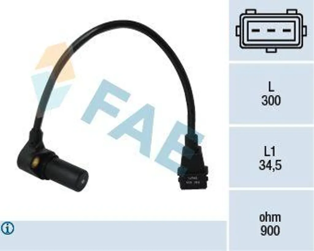 Capteur PMH Générateur d'impulsions FAE 79071 OEM 09118150 Fiabilité