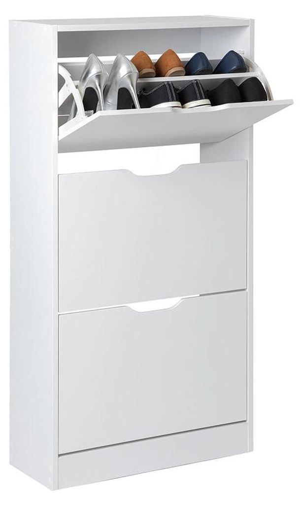 Schuhschrank aus Holz Five® - Weiß Produktbild 