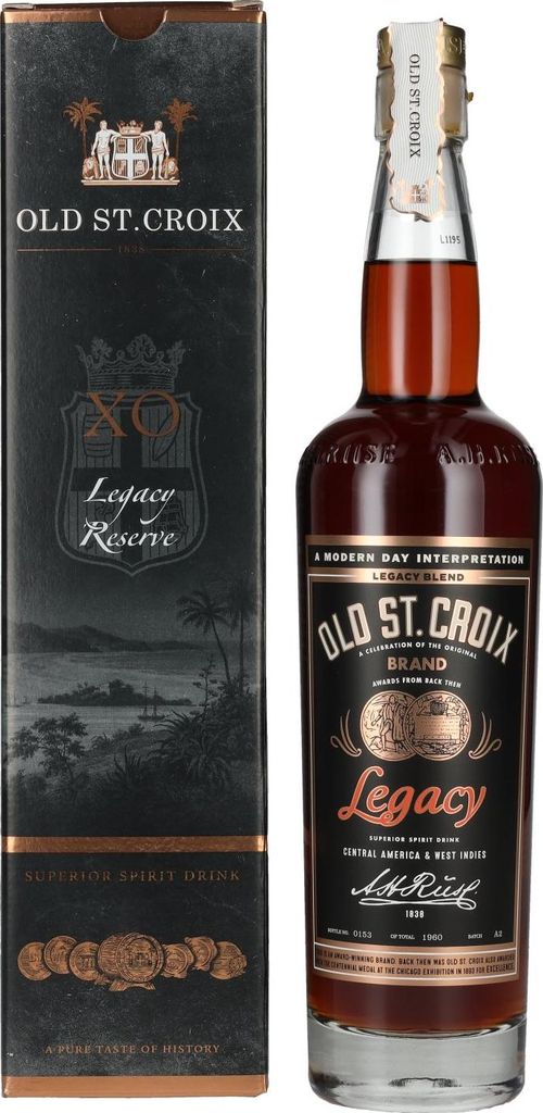 Old St. Croix A.H. Riise XO Legacy Reserve Superior Spirit Drink 42% Vol. 0,7l in Geschenkbox
