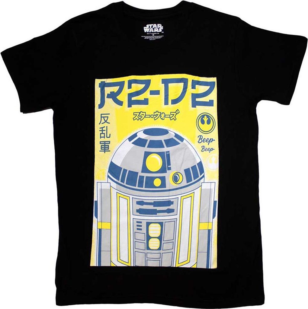 Star Wars T-Shirt R2-D2 Japanese Astromech Droid Droide Roboter