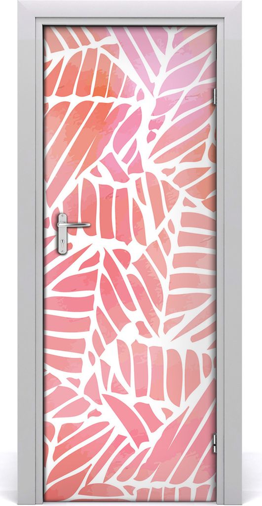 Tulup Türaufkleber 75x205 cm Dekorative Aufkleber Selbstklebend Wasserdichte Tapete Abnehmbar Schlafzimmer Wohnzimmer Wohnkultur - abstraktes Muster