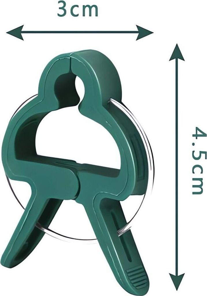20- 100 Pflanzenclips Pflanzenklammern Rankhilfe Pflanzen Tomaten Clips S - XL, Größe:Klein, Menge:20