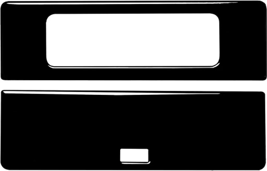Per Nissan 350Z 2003-2009 Car DVD Player + memory box adesivo decorativo disco destro e sinistro Universale
