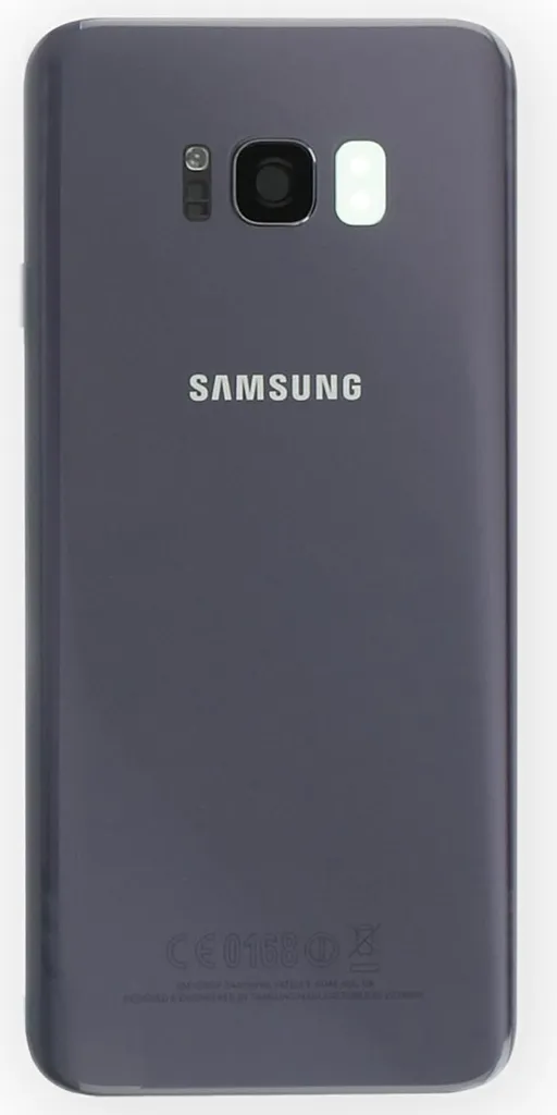 Face arrière Samsung S8 Plus Orchid Grey GH82-14015C avec adhésif inclus