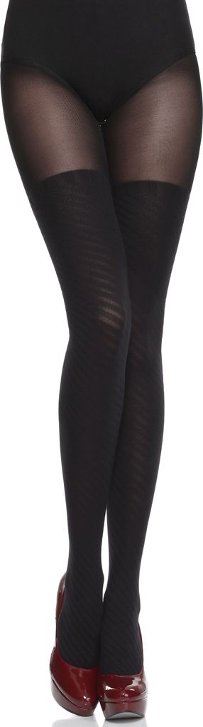 Merry Style Damen Strumpfhose Tida 60 DEN (Schwarz, XL) .