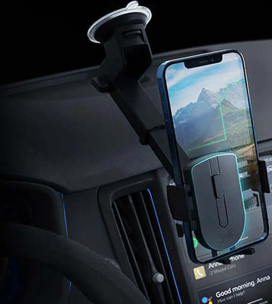 Supporto Smartphone Auto 3MK Twist Automatico - Nero Universale - 11