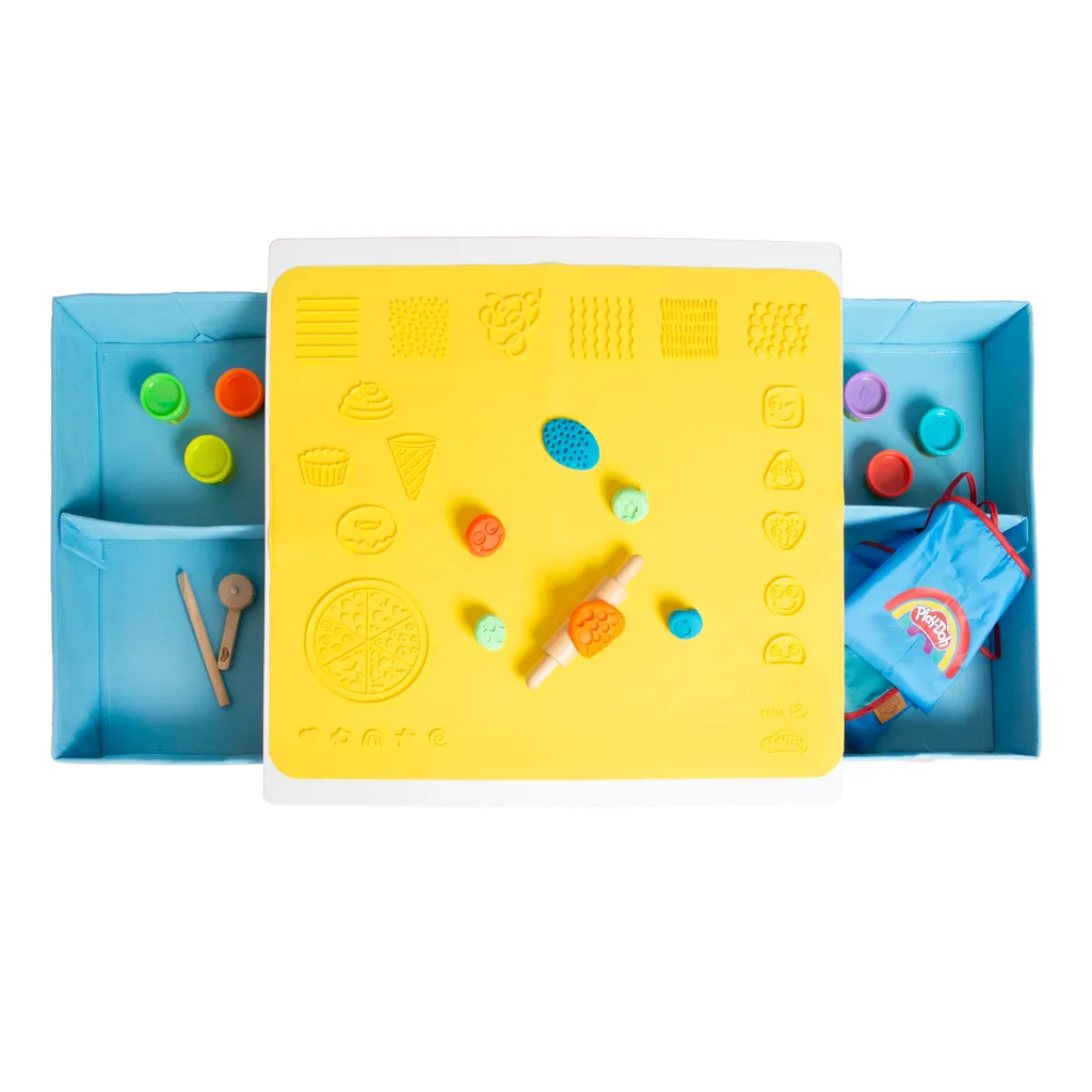 Set de jeu en bois table Play-Doh roba avec bac de rangement