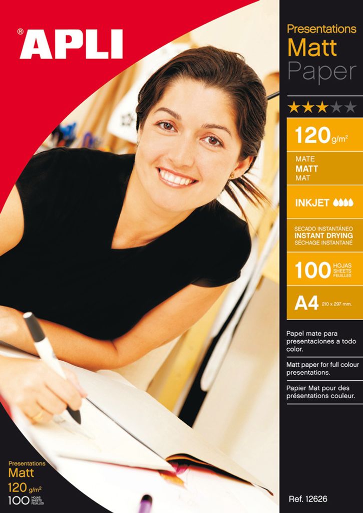 agipa Foto Papier DIN A4 120 g/qm matt 100 Blatt