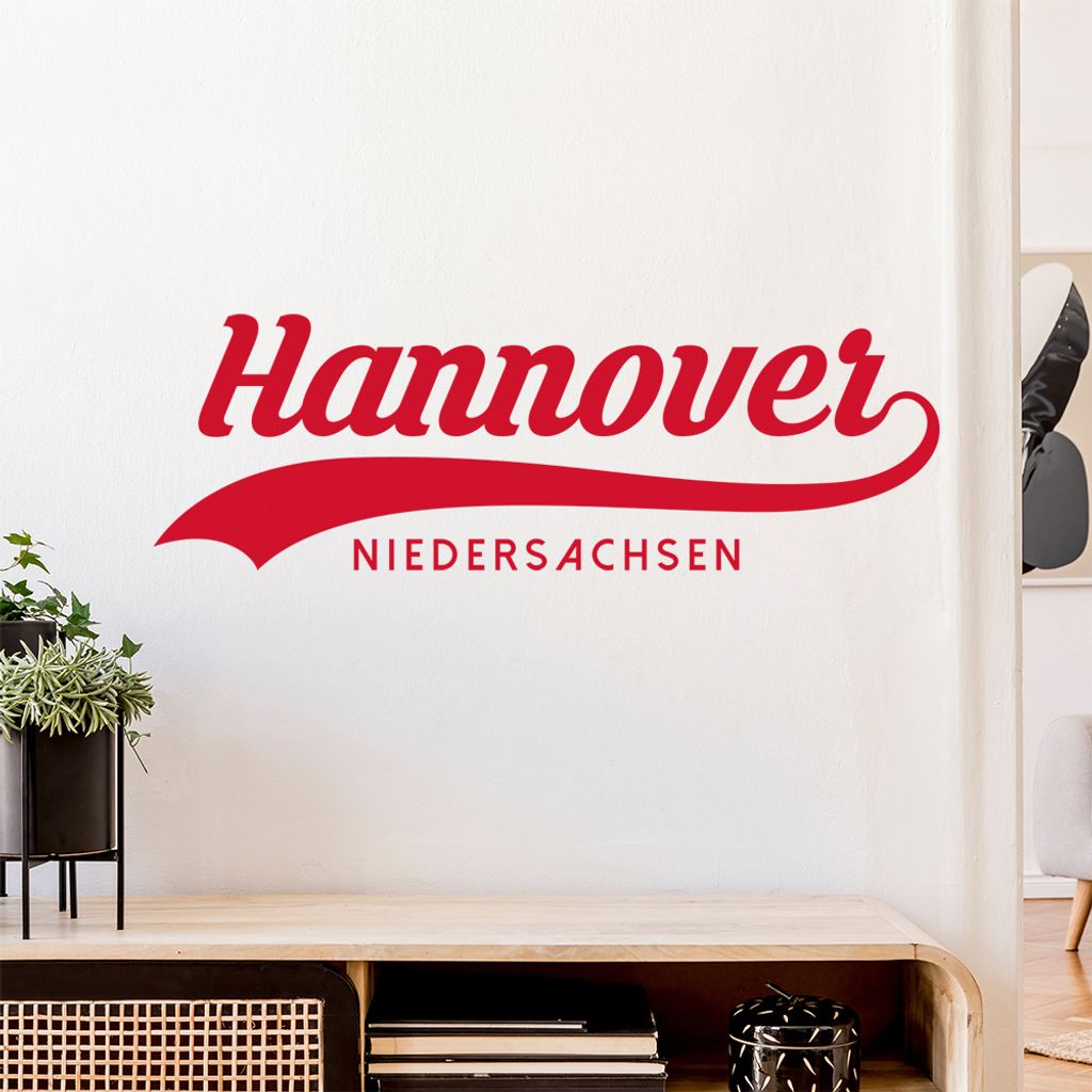 Hannover Niedersachsen Wandtattoo Wandaufkleber Wall Sticker - Dekoration, Küche, Wohnzimmer, Schlafzimmer, Badezimmer