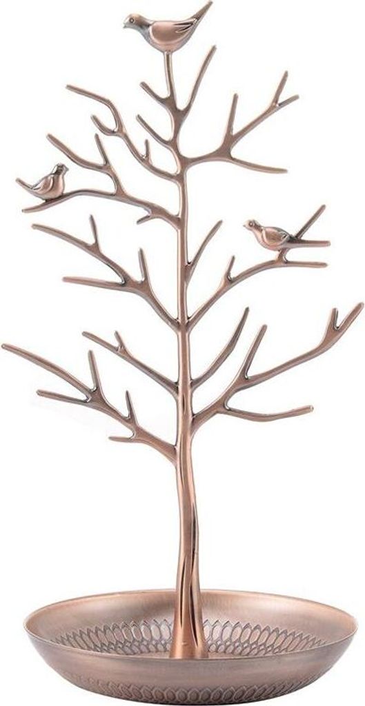 Vintage-Schmuckbaum mit 3 Vögeln (Bronze) Produktbild 9