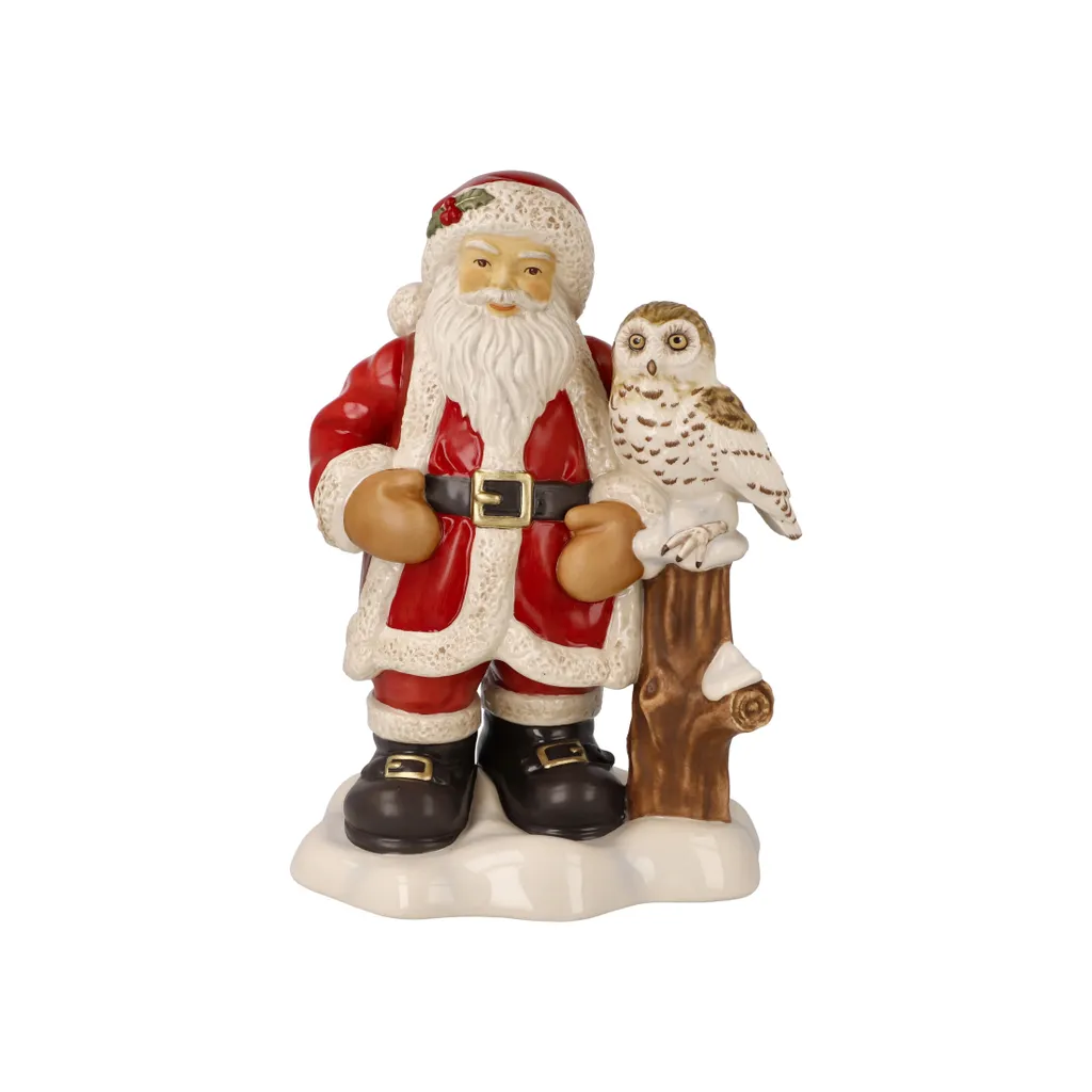 Babbo Natale Goebel 25cm Ceramica - Mein aufmerksamer Begleiter