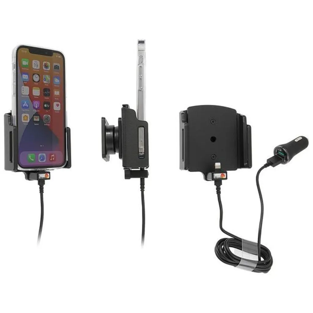 Brodit 721239 Supporto Attivo iPhone 14 Pro | Ricarica USB-A Rapida - 1